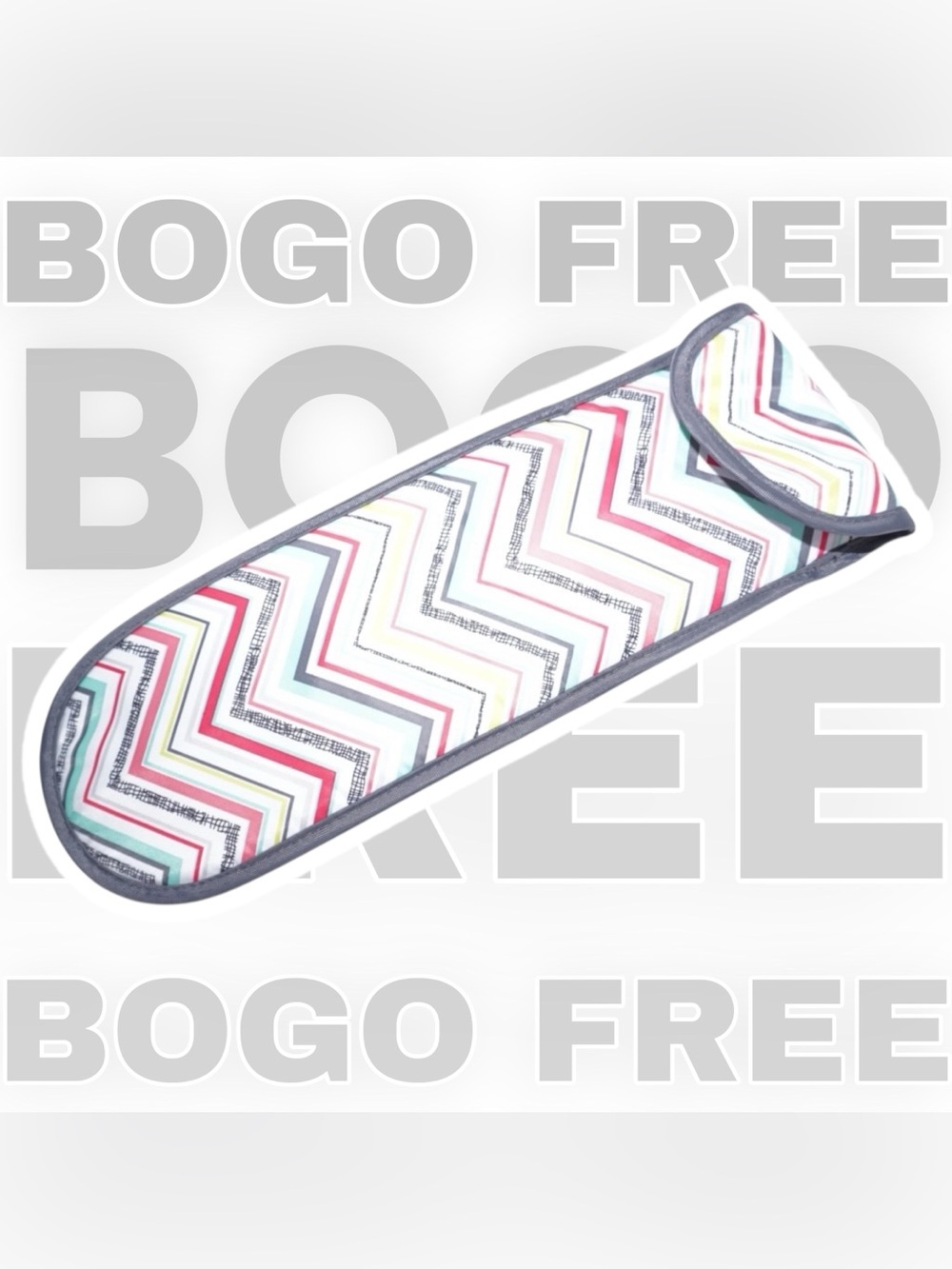 Thirty-one BOGO FREE SALE Chevron Party Punch Flat Iron Travel Case
